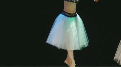 Ballerina dancing on the stage (release) Stock Footage 56695318