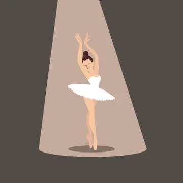 Ballerina icon. Stock Illustration