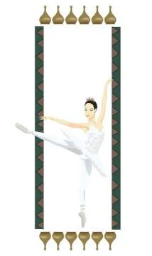 Ballerina Stock-Illustration