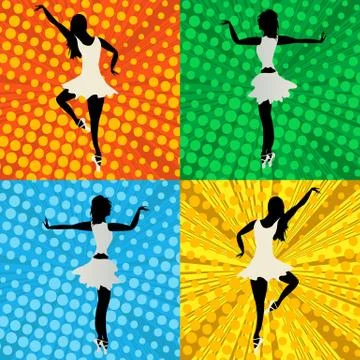 Ballerina Stock Illustration