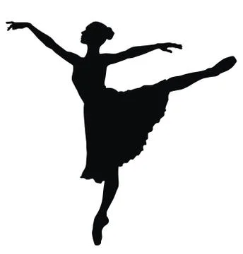 Ballerina Stock Illustration