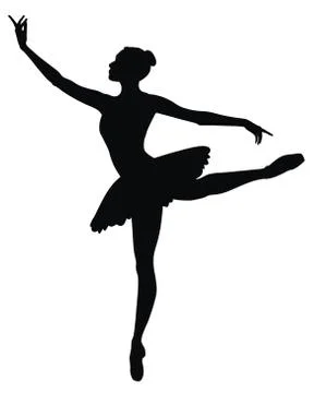 Ballerina Stock Illustration