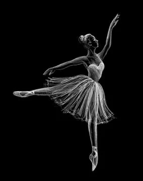 Ballerina Illustrazione stock