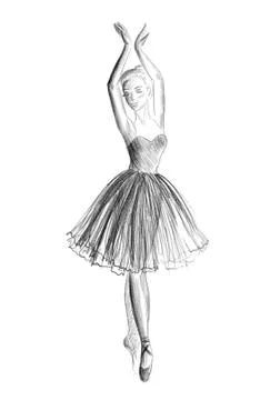 Ballerina Stock Illustration