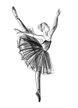 Ballerina Stock Illustration