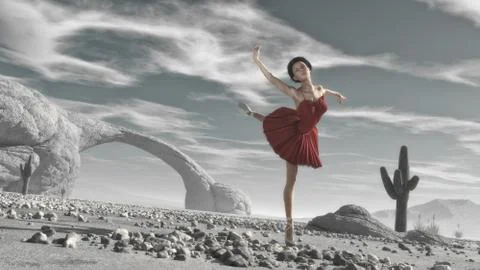 Ballerina Illustrazione stock