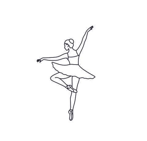 Ballerina Stock Illustration