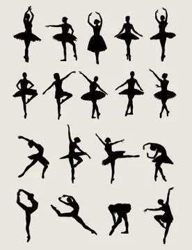 Ballerina Set Illustrazione stock