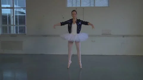 Ballerina slow motion Stock Footage 10921689