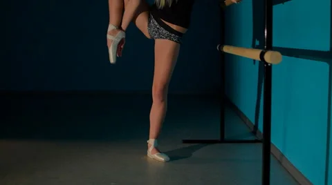 Ballerina training Stock Footage 55153850