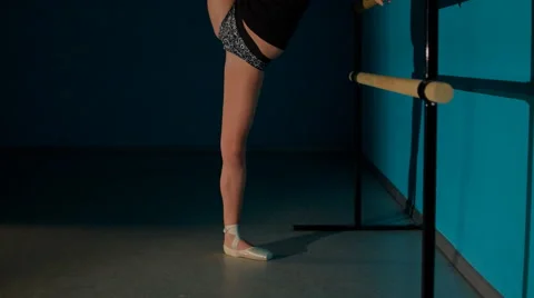 Ballerina training Stock Footage 55154299