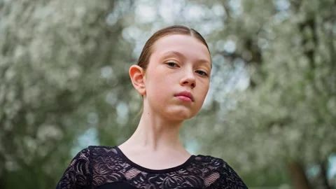 Ballerina Training in Spring Park Video stock 277941508