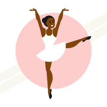 Ballerina-vector Illustrazione stock
