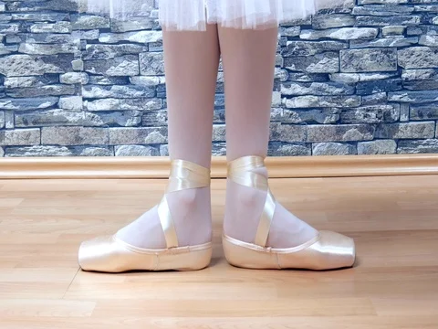 Ballerina Warms Up Stock Footage 82304607