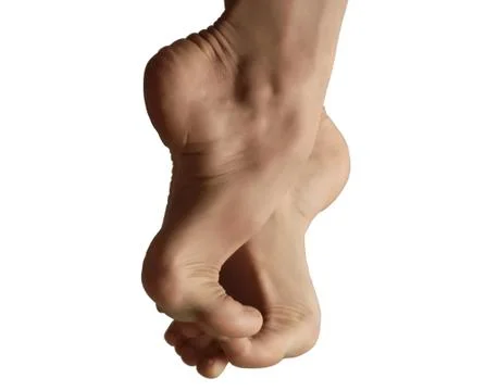 Ballerina's feet Stock Photos