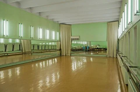 Ballet and choreography class Stock Photos