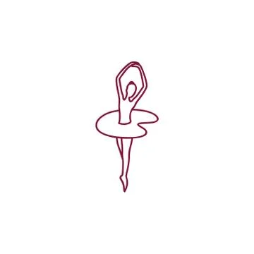 Ballet art vector illustration Stock Illustration