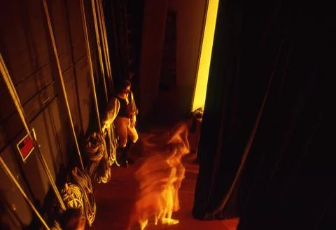 Ballet Back Stage Stock Photos