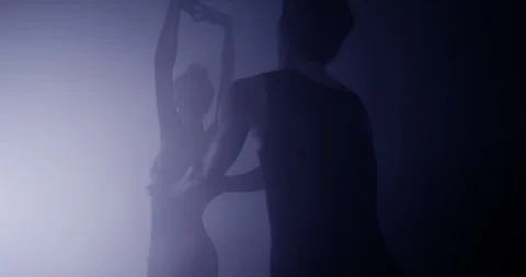Ballet Dance Elegant Turn Movement Close Up Stock Footage 275904568