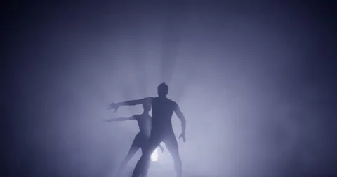 Ballet Dance Performance Cinematic Studio Shot Stock Footage 275921233