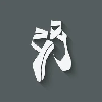 Ballet dance studio symbol Stock-Illustration