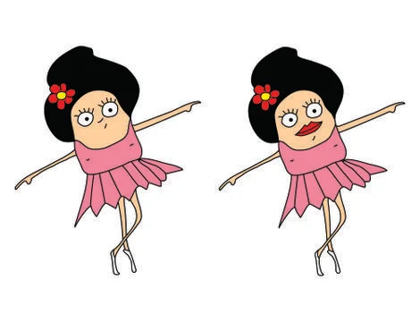 Ballet dancer Stock Illustration