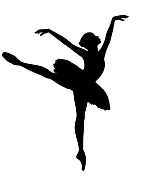Ballet Dancer Stock Illustration