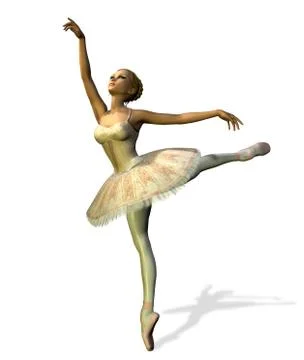 Ballet Dancer Stock Illustration
