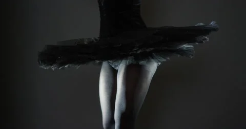 Ballet dancer practicing dance positions Video stock 42745407