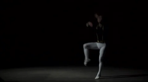Ballet Dancer In Rehearsal Stock Footage 68186598