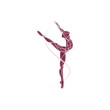 Ballet dancer vector illustration Stock Illustration
