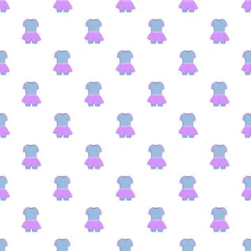 Ballet dresses pattern illustrating dance and activewear concept Stock Illustration