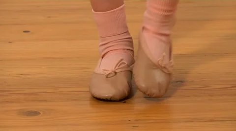 Ballet feet Stock Footage 22635907