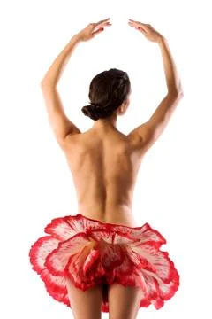 The ballet flower Stock Photos
