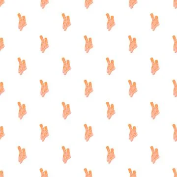Ballet pointe shoes creating repeating pattern design 스톡 일러스트