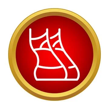 Ballet pointe shoes flat line icon design Ilustración de archivo