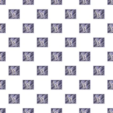 Ballet pointe shoes in square pattern design Stock Illustration
