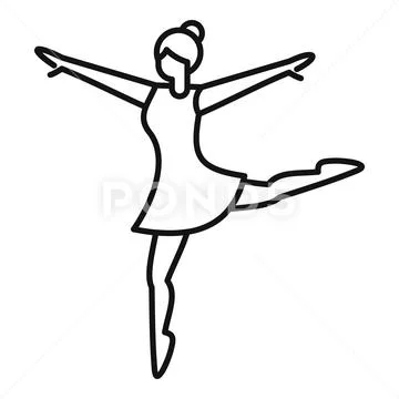 Man Performing Ballet Pose With Arms by Pm Images