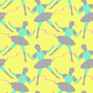 Ballet seamless pattern イラスト素材