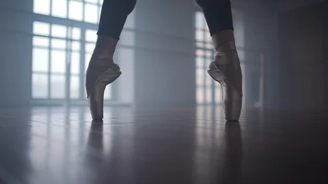 Ballet shoes 스톡 동영상 126707202