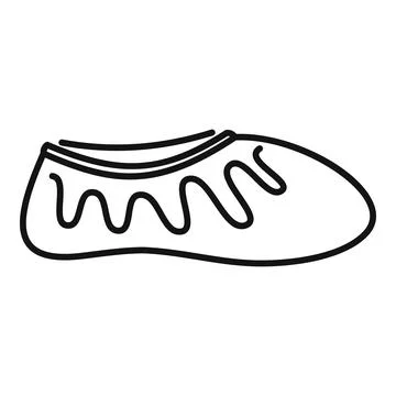 Ballet shoes icon representing classical dance training Stock Illustration