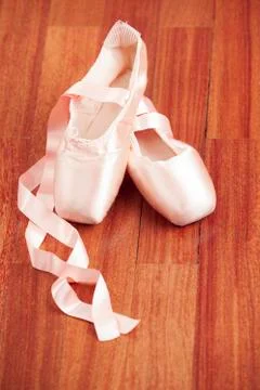 Ballet shoes Stock Photos