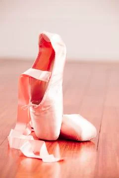 Ballet shoes Stock Photos