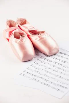 Ballet shoes Stock Photos