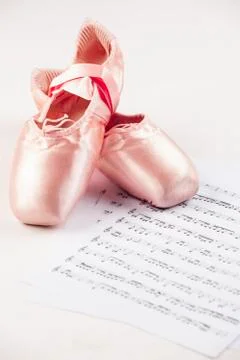 Ballet shoes Stock Photos