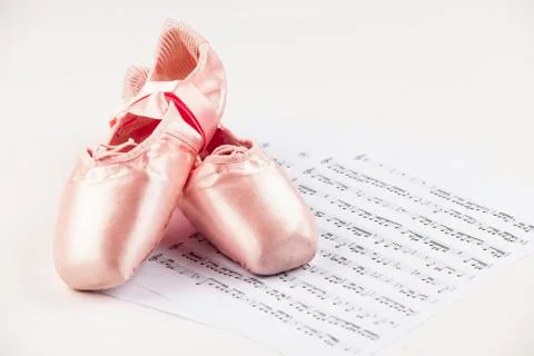 Ballet shoes Stock Photos