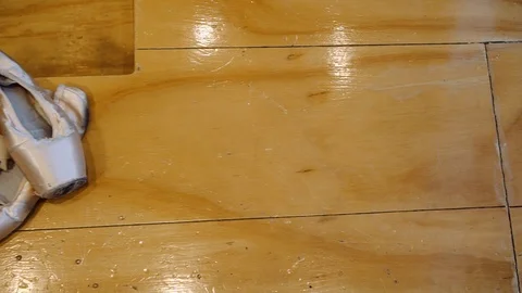 Ballet slippers Stock Footage 116055652