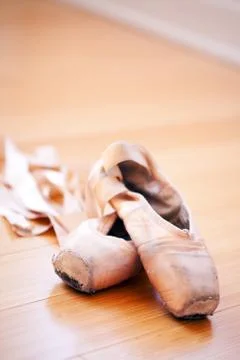 Ballet slippers Stock Photos