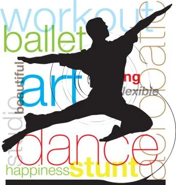 Ballet, Vector illustration イラスト素材
