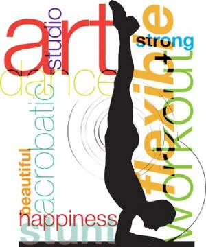 Ballet, Vector illustration Illustrazione stock